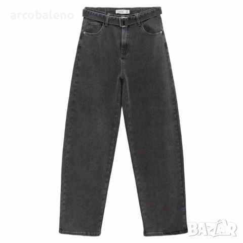 Дамски дънки с висока талия, 2цвята , снимка 2 - Дънки - 54264327