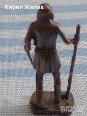 Метална фигура играчка KINDER SURPRISE CHATO индианец рядка за КОЛЕКЦИОНЕРИ 10046, снимка 9 - Колекции - 45431407