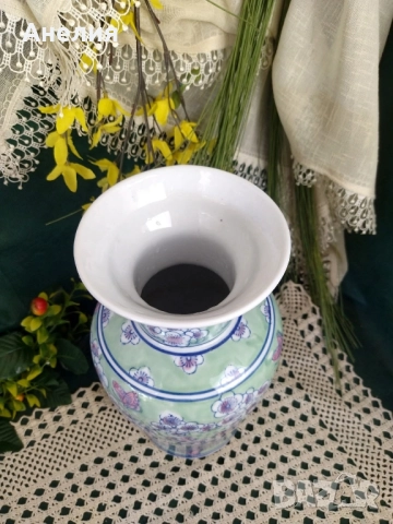 Ваза прелестна цветна и голяма , снимка 3 - Декорация за дома - 51970602