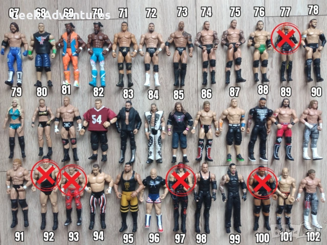 Екшън Фигурки WWE Кеч Pro-Wrestling Action Figures Ambrose Reigns Cena 2/3, снимка 3 - Колекции - 46527048