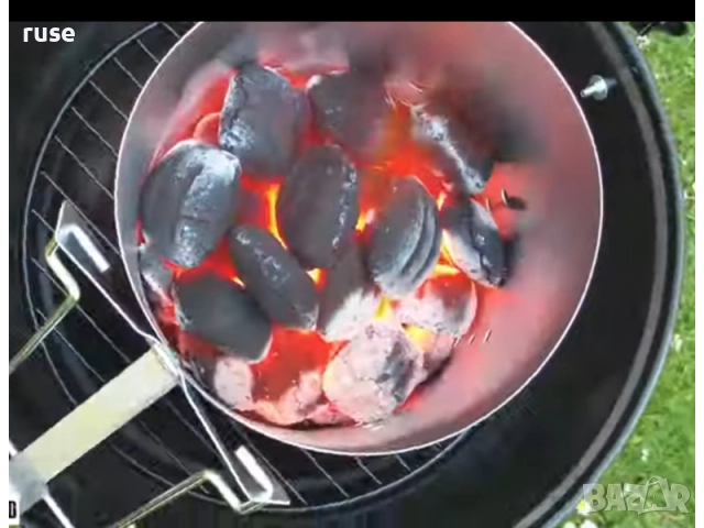 НОВ! Съд за разпалване на дървени въглища Ø 17 х 27 см, снимка 4 - Барбекюта - 52519080