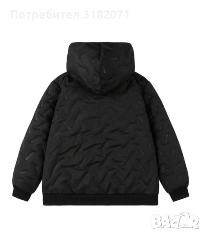Мъжко зимно яке с качулка и топла подплата, снимка 2 - Якета - 52364647