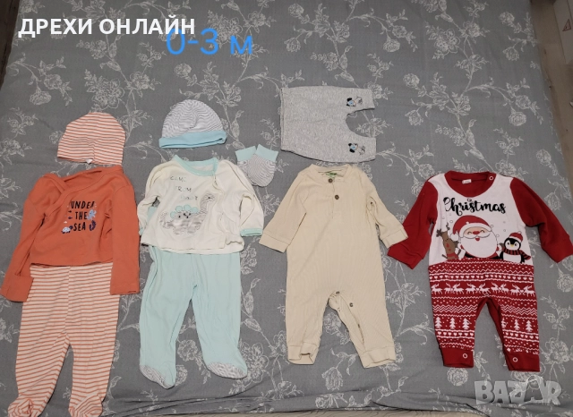 Бебешки дрехи 0-3м 3-6 м, снимка 6 - Комплекти за бебе - 51710257