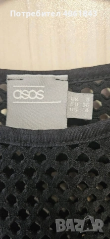 мрежеста блуза, снимка 2 - Блузи с дълъг ръкав и пуловери - 53327896