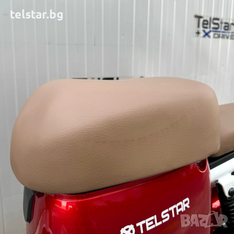 Eлектрически скутер TELSTAR EMAL 1200W с двойна седалка и възможност за педали Нов модел 2025, снимка 7 - Мотоциклети и мототехника - 52426374