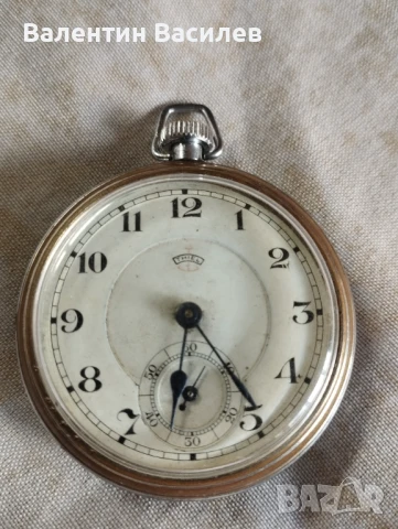 Немски джобен часовник Умф, снимка 2 - Антикварни и старинни предмети - 50461458