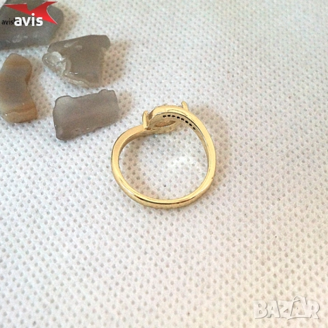 Пръстен с 14К златно покритие 224835