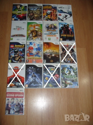 Игри и аксесоари за Nintendo Wii Част 5 - 35лв за брой