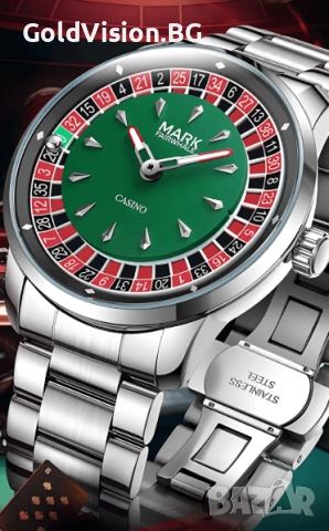 Мъжки часовник Mark Fairwhale – CASINO, снимка 4 - Мъжки - 54247331