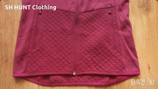 Bergans of NORWAY Middagstind Lady Jacket 100% Merino Wool размер S дамска горница - 2103, снимка 11 - Жилетки - 53460095