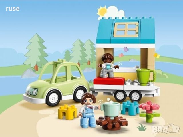 НОВИ!LEGO® DUPLO® Town 10986 Семейна къща на колела, снимка 5 - Конструктори - 45917079