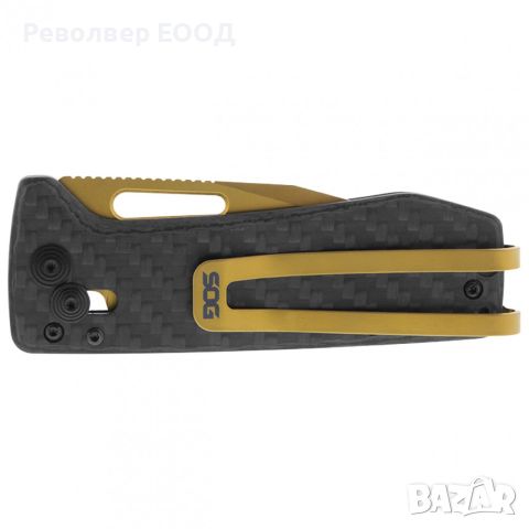 Сгъваем нож SOG Ultra XR, в цвят Carbon/Gold - 7,1 см, снимка 4 - Ножове - 45268176