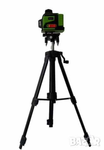 4D Лазерен Нивелир с 16 Линии (Четири Точков), Самонивелиращ  със Зелен Лазер с тринога, снимка 6 - Други инструменти - 46456864