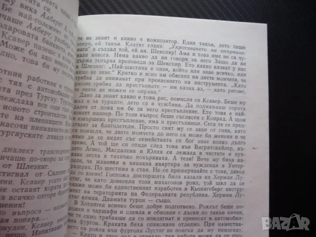 Душевни терзания Мартин Валзер професия шофьор автомобил частен, снимка 2 - Художествена литература - 50094088