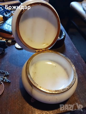 Мраморна кутия за бижута. 80те.г. НРБ., снимка 2 - Декорация за дома - 51790895