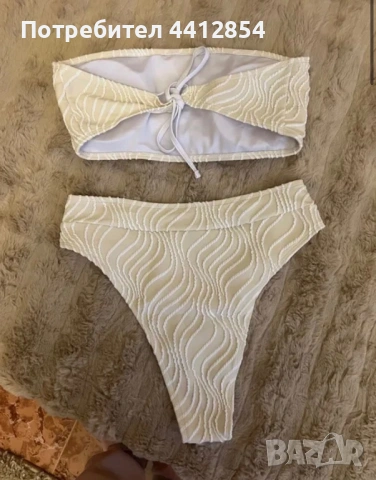 Бели и зелени бански, снимка 2 - Бански костюми - 53163181