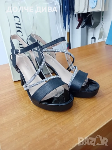 Дам.сандали м.006 черни