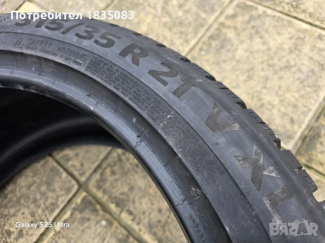 2бр. зимни гуми 315/35/21 Continental, снимка 8 - Гуми и джанти - 53681866