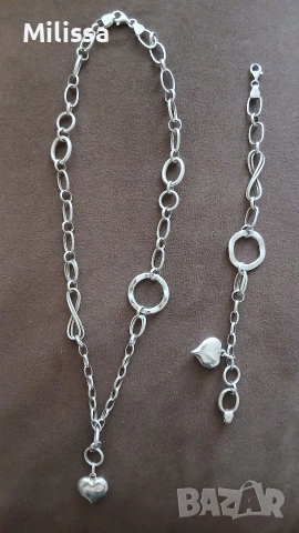 Дамски сребърен комплект