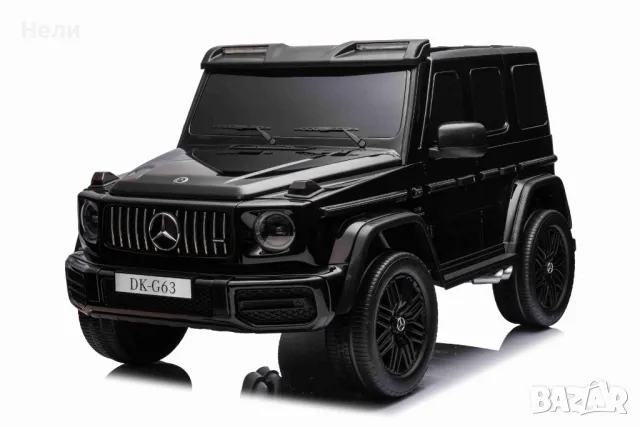 Двуместна джип G63 4X4 24V батерия,MP3, с меки гуми с Кожена седалка, снимка 4 - Детски велосипеди, триколки и коли - 46818847