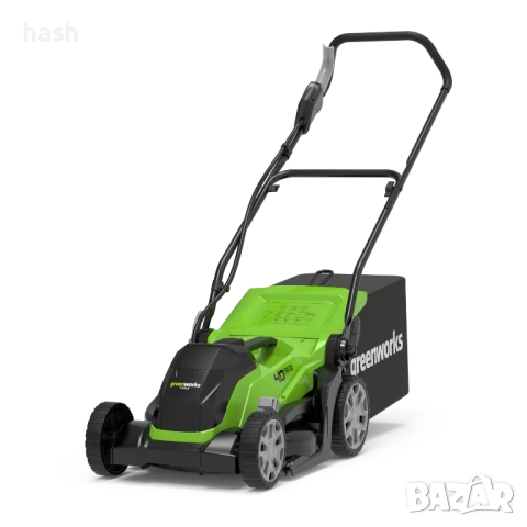 Акумулаторна косачка Greenworks G40LM35, 40V, 35 см, 40 л, Без батерия и зарядно