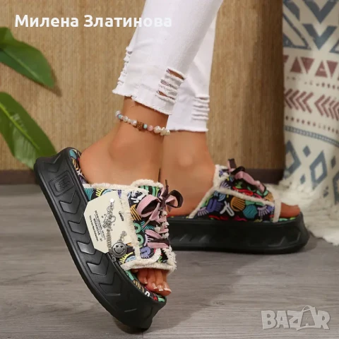 Дамски летни чехли , снимка 5 - Чехли - 50520872