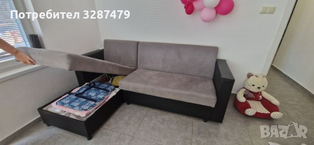 Продавам разтегателен диван, снимка 4 - Дивани и мека мебел - 45217864