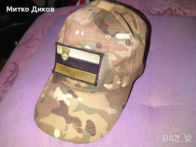 Маскировъчна шапка нова Нато със свалящи се баджове два броя регулируема