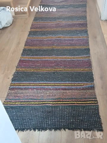 Ръчно тъкана вълнена черга 