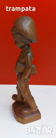 НАЙ ДОБРАТА ОФЕРТА Стара Немска дърврна фигура ръчна дърворезба , снимка 2 - Антикварни и старинни предмети - 53726328