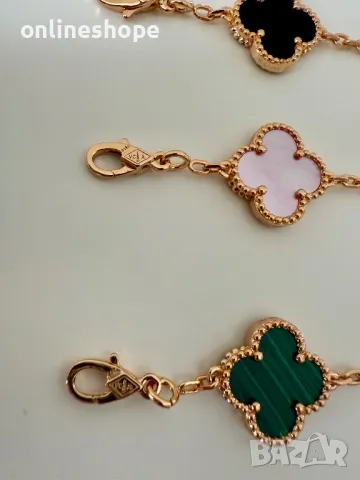 Van Cleef & Arpels Гривна с 18к златно покритие - ПЕЧАТ , снимка 4 - Гривни - 50286070