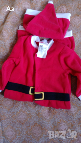 Продавам Бебешки екип на Дядо Коледа – нов, снимка 12 - Комплекти за бебе - 52499492