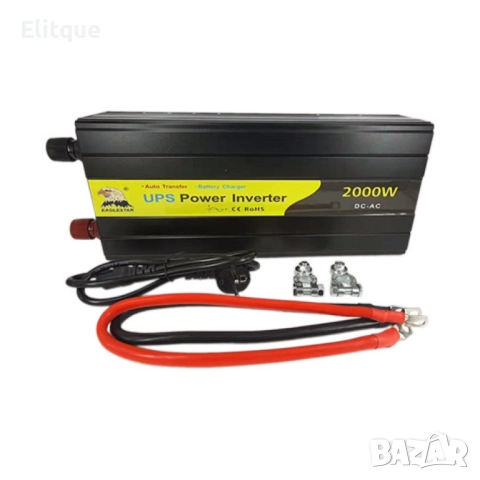 Eaglestar UPS Инвертор със зарядно, чиста синусоида 12V