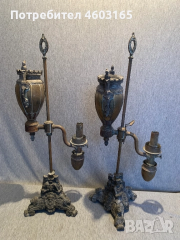 стари маслени лампи, снимка 2 - Антикварни и старинни предмети - 52358100