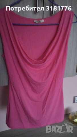 Дамска розова блузка без ръкав.