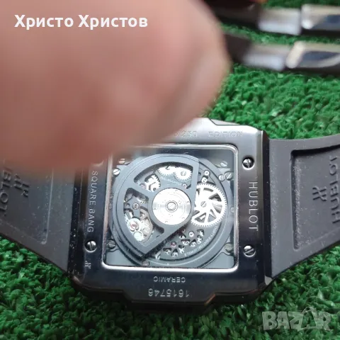 Мъжки луксозен часовник Hublot Square Bang, снимка 5 - Мъжки - 46972520