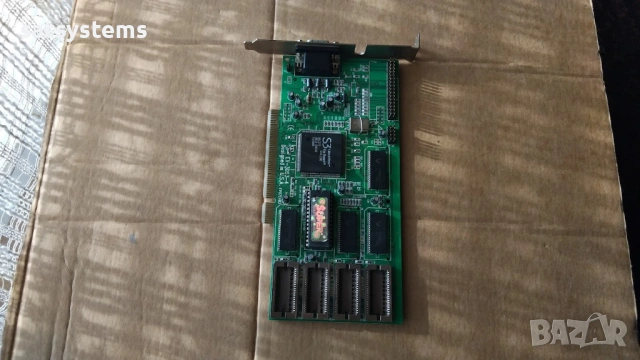  Видео карта S3 Super Virge/DX Elephant EV-3DS3-4 2MB PCI, снимка 6 - Видеокарти - 54009161