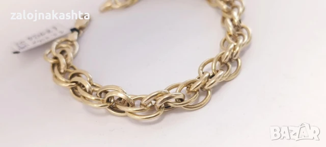 Нова Златна гривна-11,79гр/14кр, снимка 3 - Гривни - 50976186