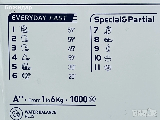 Пералня Indesit My Time EWO 61052 , снимка 3 - Перални - 53810512