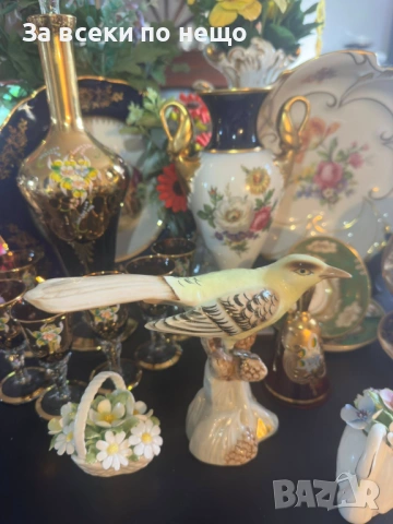 Royal Dux Czechoslovakia Circa 1955 - прекрасна птица изработена с много класа и стил Код P1894, снимка 7 - Декорация за дома - 53332271