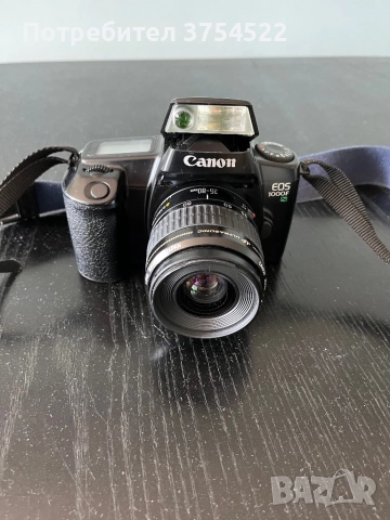 Canon EOS 1000F N 35mm SLR Film Camera W/ Canon 35-80mm Lens & Case Фотоапарат, снимка 7 - Фотоапарати - 51533892