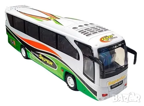 Фрикционен автобус 🚍със звук и светлина , снимка 2 - Коли, камиони, мотори, писти - 50163661