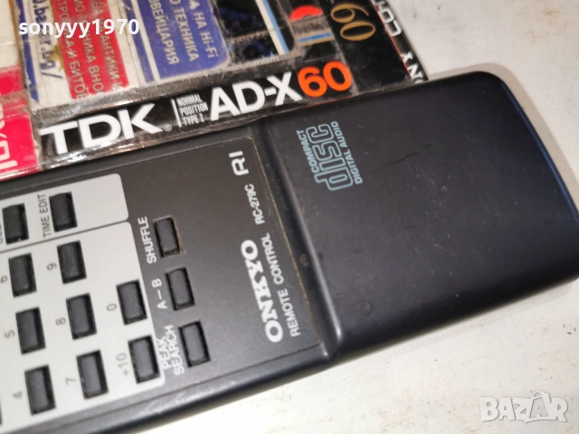 ONKYO R1 RC-279C CD/TAPE REMOTE-SWISS 2512251014, снимка 9 - Декове - 52895781