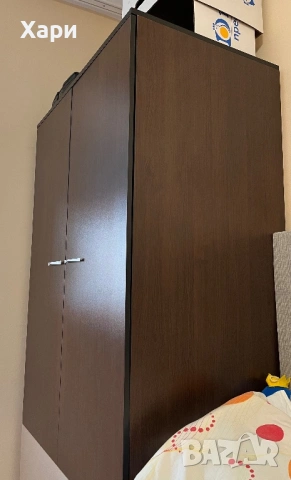 Двукрилен гардероб 90x60x180