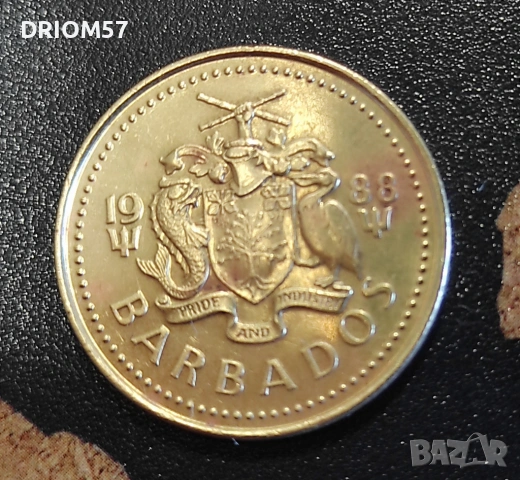 Монети Барбадос(aUNC) - 2 бр. [1988-2011], снимка 4 - Нумизматика и бонистика - 50054977
