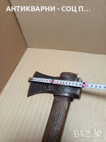 Стара Немска Брадва Със Дръжка Сап 1.700кг., снимка 9 - Антикварни и старинни предмети - 52697546