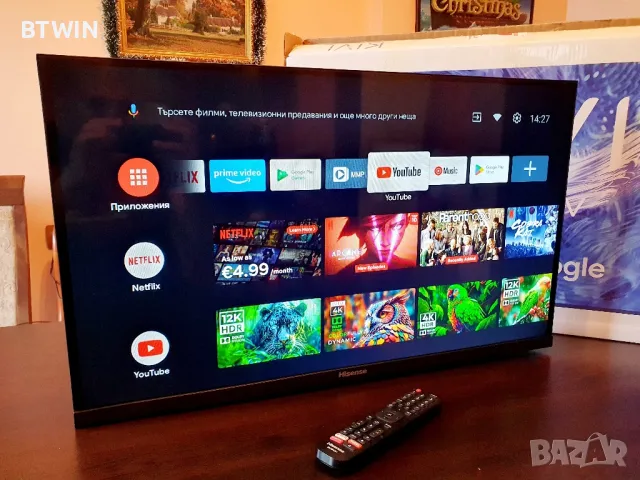 Телевизор - HISENSE 32A5750 ANDROID SMART TV ! ( 81 СМ ) ! , снимка 3 - Телевизори - 48687792