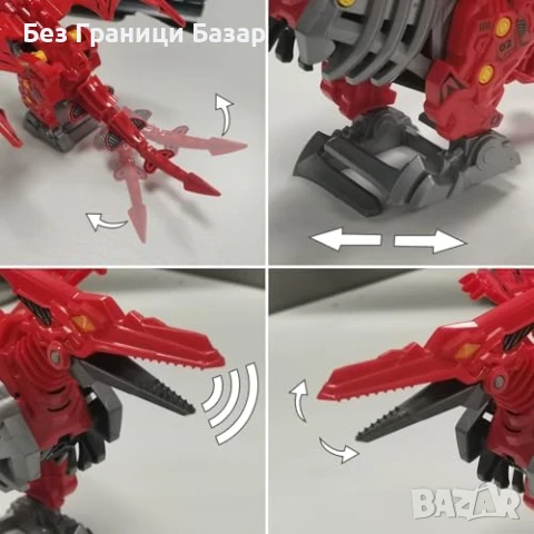 Нов RC Динозавър Играчка Сглобяема STEM Подарък за Деца 8+ години, снимка 4 - Други - 51118197