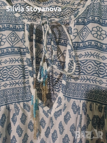 бохо рокля Zara , снимка 4 - Рокли - 53995104