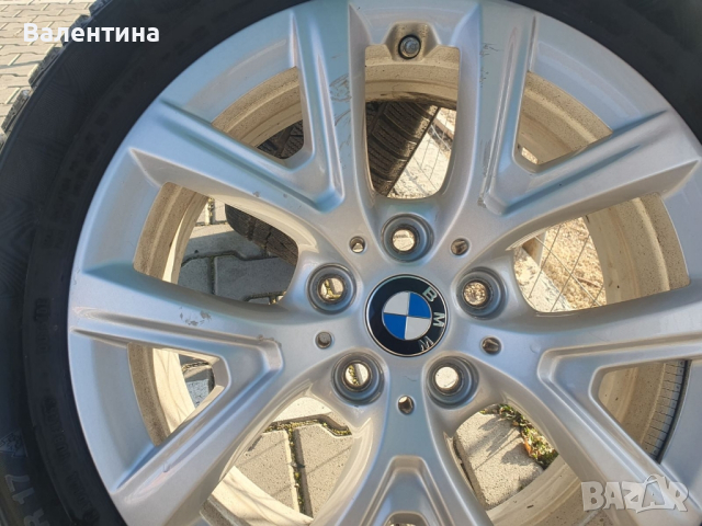 Джанти BMW X1 , 17 цола,междуболтово 5x112 ,с гуми,6,5j,ET 39 , снимка 4 - Гуми и джанти - 44941016